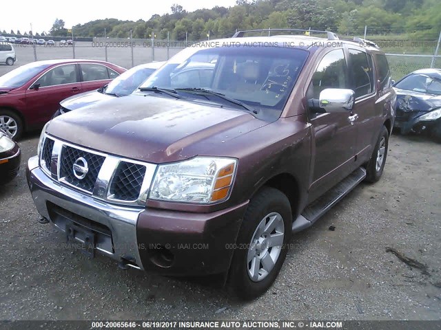 5N1AA08B84N723218 - 2004 NISSAN ARMADA SE/LE GREEN photo 2