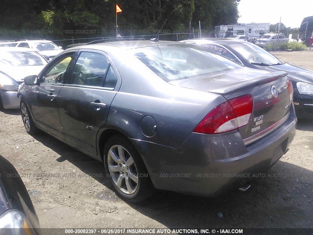 3MEHM0JGXBR600142 - 2011 MERCURY MILAN PREMIER GRAY photo 3