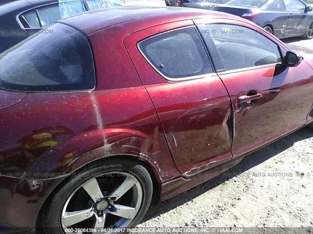 JM1FE173860204913 - 2006 MAZDA RX8 RED photo 6