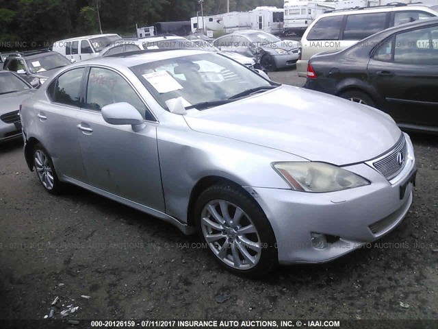 JTHCK262562003953 - 2006 LEXUS IS 250 SILVER photo 1