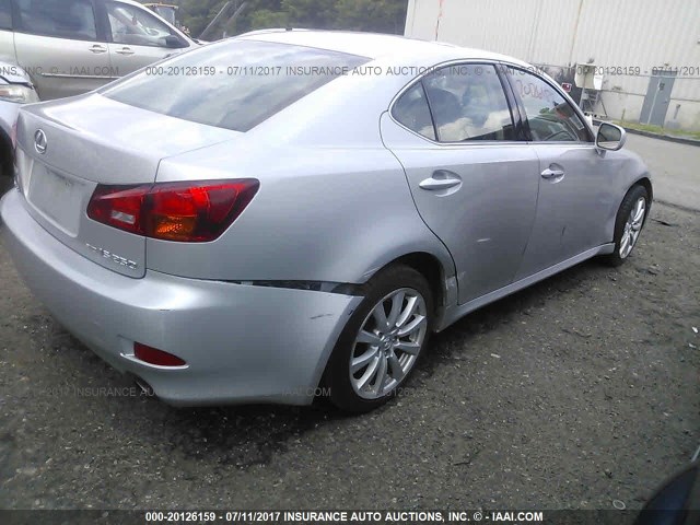 JTHCK262562003953 - 2006 LEXUS IS 250 SILVER photo 6