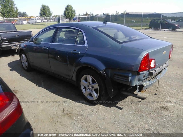 1G1ZG57B09F133805 - 2009 CHEVROLET MALIBU LS 绿色 照片 3