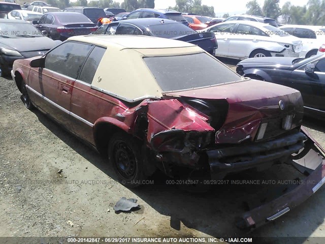 1G6ET129XVU614104 - 1997 CADILLAC ELDORADO TOURING BURGUNDY photo 3