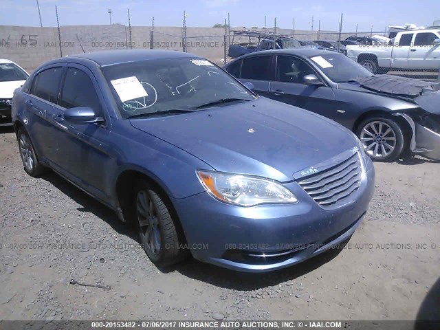 1C3BC1FB8BN555061 - 2011 CHRYSLER 200 TOURING BLUE photo 1