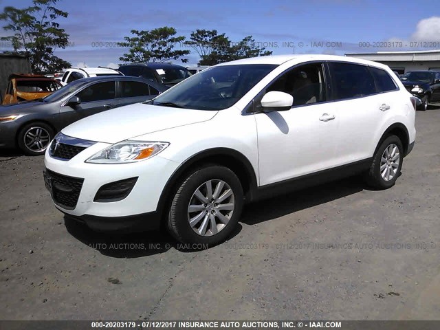 JM3TB2MA5A0218014 - 2010 MAZDA CX-9 WHITE photo 2