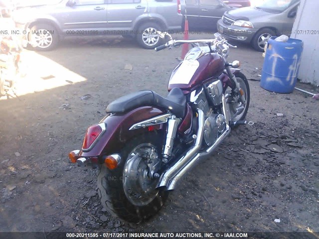 1HFSC55056A208275 - 2006 HONDA VTX1300 C RED photo 4