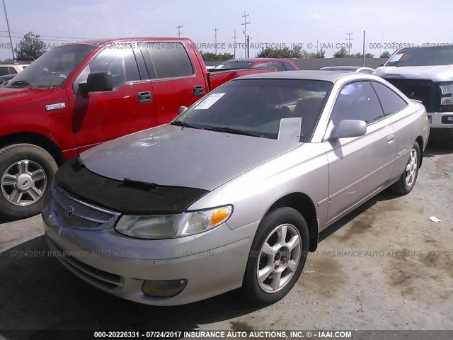 2T1CF28P8XC203582 - 1999 TOYOTA CAMRY SOLARA SE/SLE GOLD photo 2