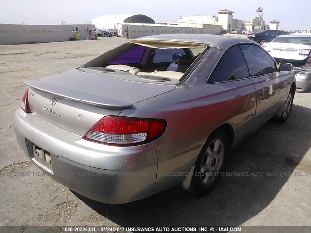 2T1CF28P8XC203582 - 1999 TOYOTA CAMRY SOLARA SE/SLE GOLD photo 4