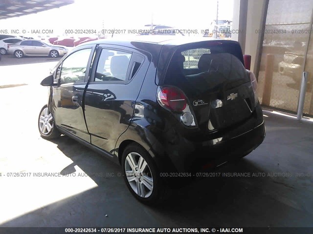 KL8CB6S95EC475759 - 2014 CHEVROLET SPARK LS BLACK photo 3