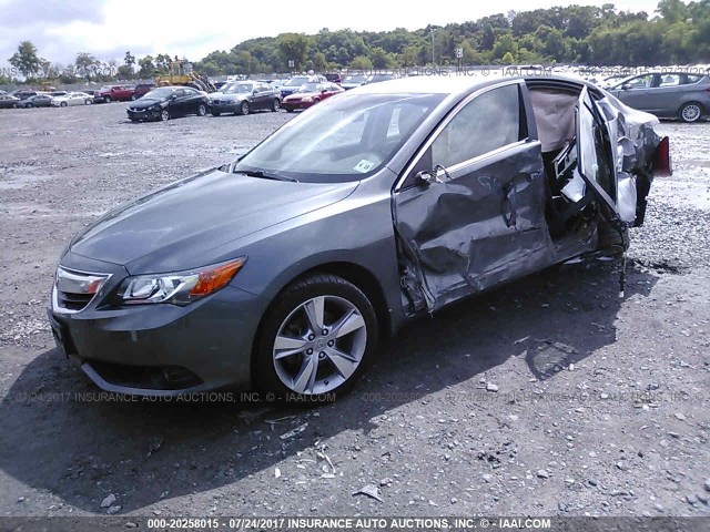 19VDE1F51EE008854 - 2014 ACURA ILX 20 PREMIUM GRAY photo 2