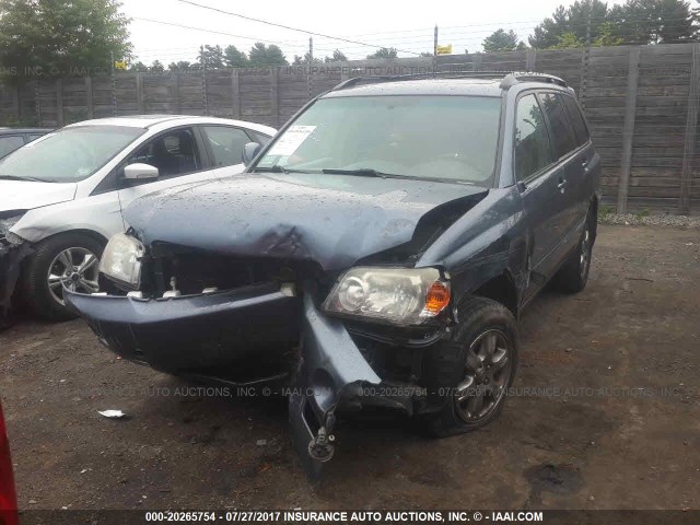 JTEEP21A570215156 - 2007 TOYOTA HIGHLANDER SPORT/LIMITED BLUE photo 2