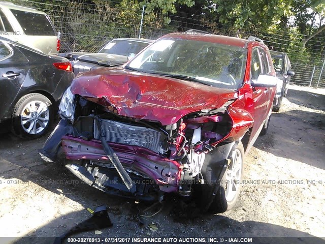 2GNALDEK4H1552279 - 2017 CHEVROLET EQUINOX PREMIER MAROON photo 6