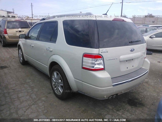 1FMDK06W48GA06888 - 2008 FORD TAURUS X LIMITED TAN photo 3