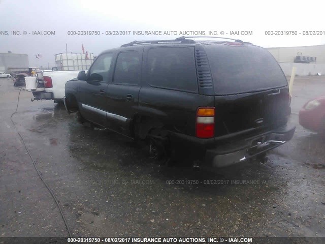 1GKEK13T63R280782 - 2003 GMC YUKON BLACK photo 3