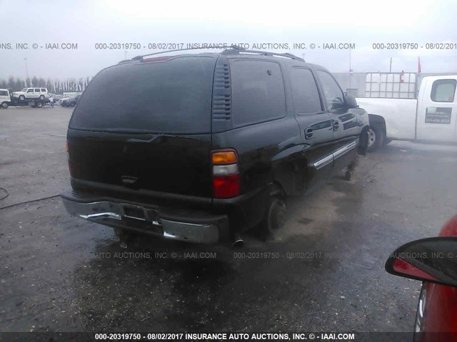 1GKEK13T63R280782 - 2003 GMC YUKON BLACK photo 4