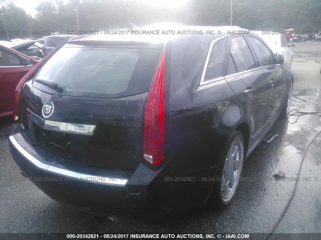 1G6DE8E56C0110032 - 2012 CADILLAC CTS LUXURY COLLECTION BLACK photo 4