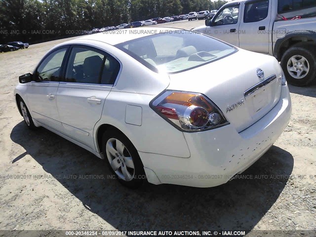 1N4AL21E87N466554 - 2007 NISSAN ALTIMA 2.5/2.5S WHITE photo 3