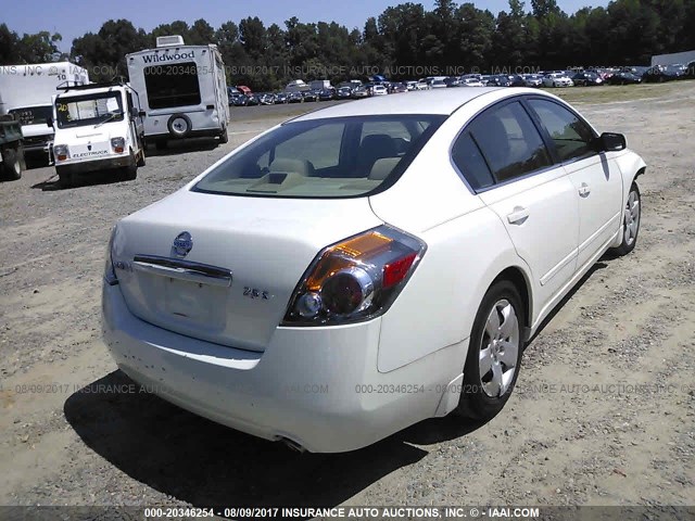 1N4AL21E87N466554 - 2007 NISSAN ALTIMA 2.5/2.5S WHITE photo 4