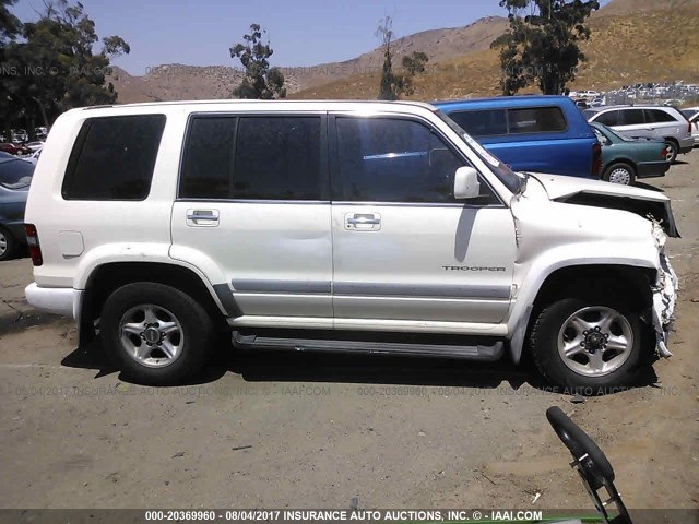 JACDJ58X9W7908085 - 1998 ISUZU TROOPER S/LS/LIMITED თეთრი ფოტო 1