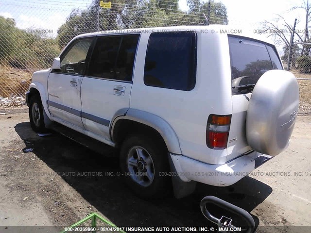 JACDJ58X9W7908085 - 1998 ISUZU TROOPER S/LS/LIMITED თეთრი ფოტო 3