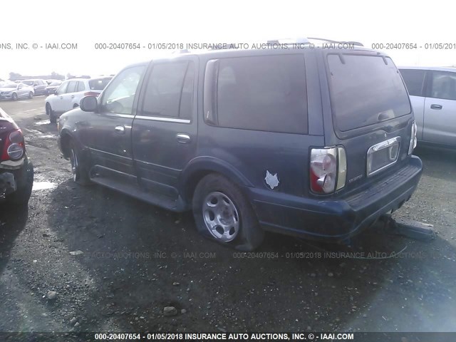 5LMPU28LXWLJ61310 - 1998 LINCOLN NAVIGATOR BLUE photo 3