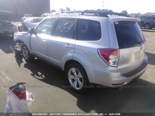 JF2SH66699H724012 - 2009 SUBARU FORESTER SILVER photo 3