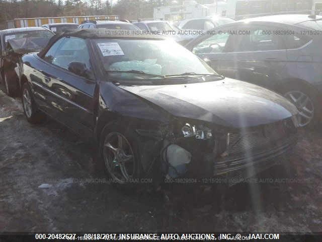 1C3EL65R72N354633 - 2002 CHRYSLER SEBRING LIMITED BLUE photo 1