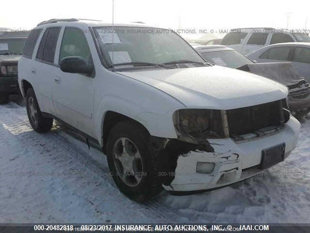 1GNDS33S492110696 - 2009 CHEVROLET TRAILBLAZER LT WHITE photo 1