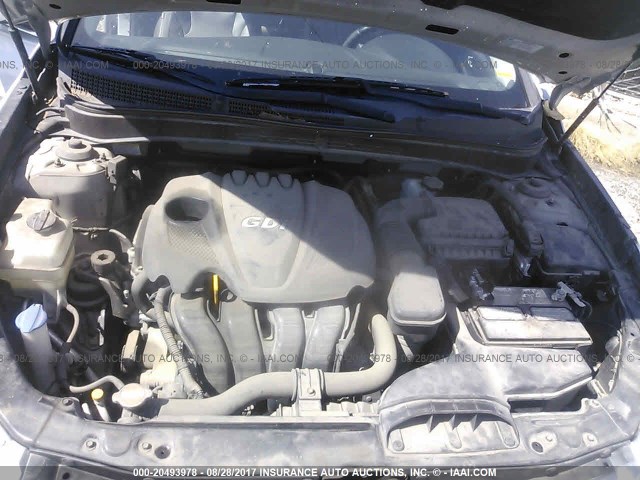 5NPEC4AC6BH073148 - 2011 HYUNDAI SONATA SE/LIMITED SILVER photo 10