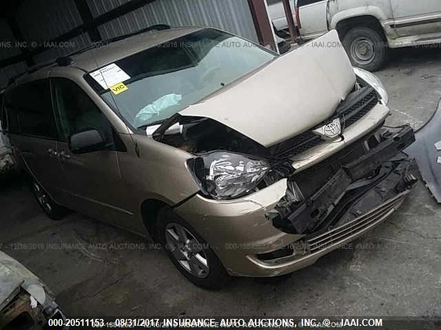 5TDZA23C64S176883 - 2004 TOYOTA SIENNA CE/LE GOLD photo 1