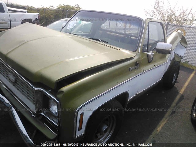 CCZ243F348913 - 1973 CHEVROLET CHEYENNE GREEN photo 2