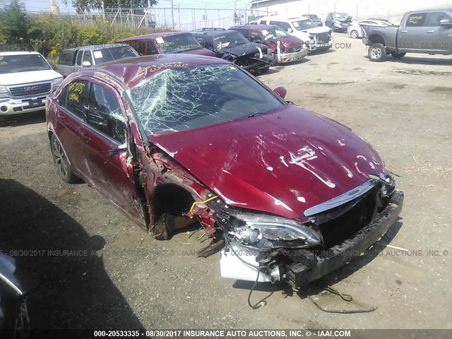 1C3CCBBG9EN183892 - 2014 CHRYSLER 200 TOURING MAROON photo 1