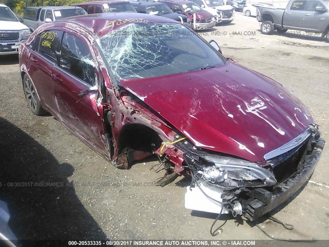 1C3CCBBG9EN183892 - 2014 CHRYSLER 200 TOURING MAROON photo 6