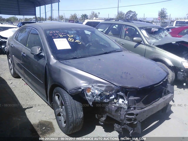 1G1ZC5E04CF134637 - 2012 CHEVROLET MALIBU 1LT GRAY photo 1