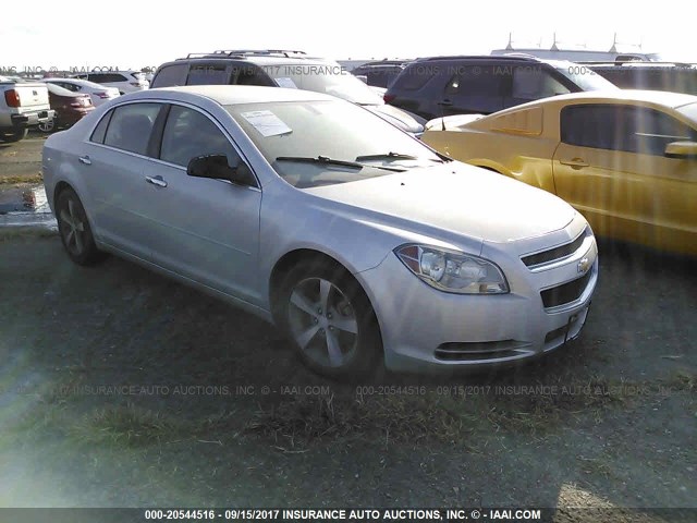 1G1ZD5E01CF386391 - 2012 CHEVROLET MALIBU 2LT SILVER photo 1