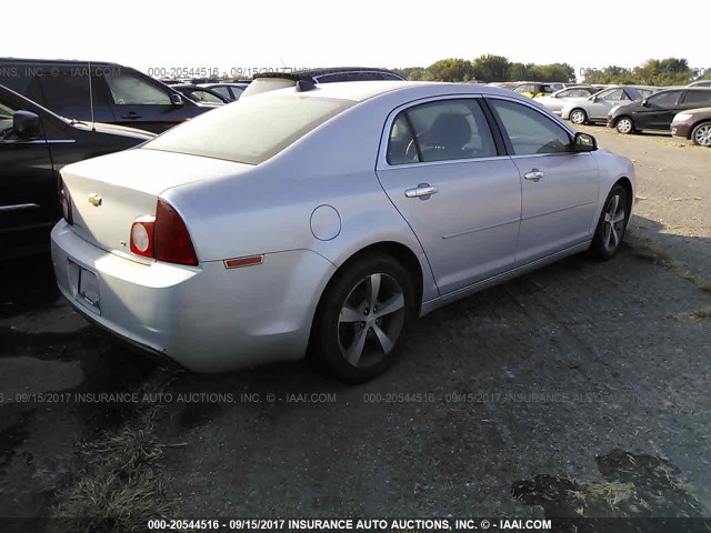 1G1ZD5E01CF386391 - 2012 CHEVROLET MALIBU 2LT SILVER photo 4