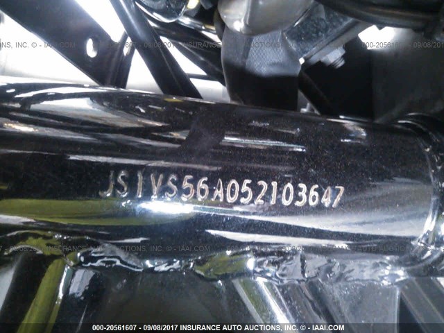 JS1VS56A052103647 - 2005 SUZUKI M50 BK5 BLACK photo 10