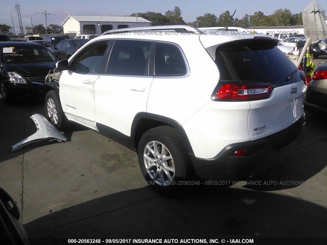 1C4PJMCB4FW794491 - 2015 JEEP CHEROKEE LATITUDE WHITE photo 3