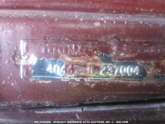 40447N237004 - 1964 CHEVROLET NOVA BROWN photo 9