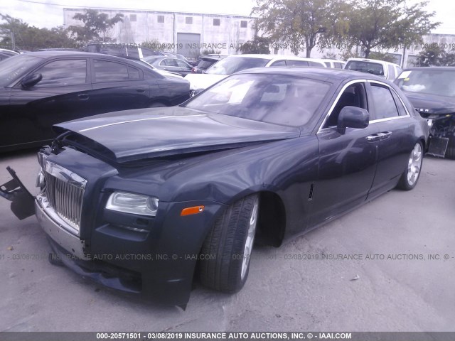 SCA664S51BUX49644 - 2011 ROLLS-ROYCE GHOST GRAY photo 2