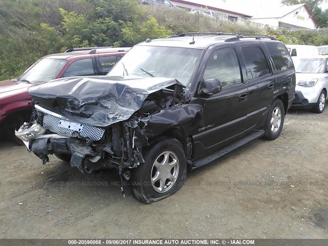 1GKEK63U74J135983 - 2004 GMC YUKON DENALI BLACK photo 2