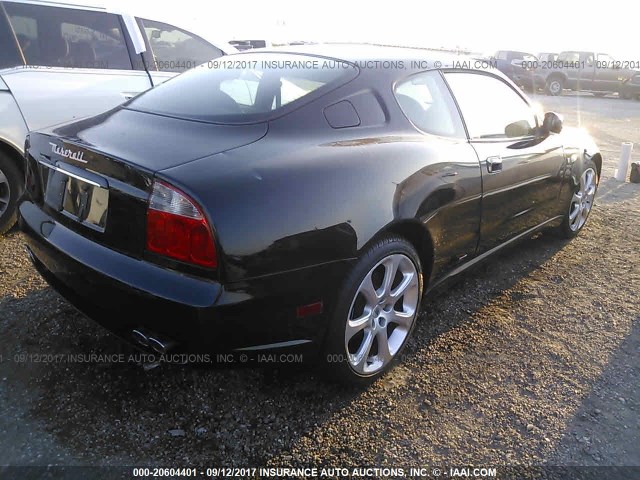 ZAMBC38A640011648 - 2004 MASERATI COUPE GT BLACK photo 4