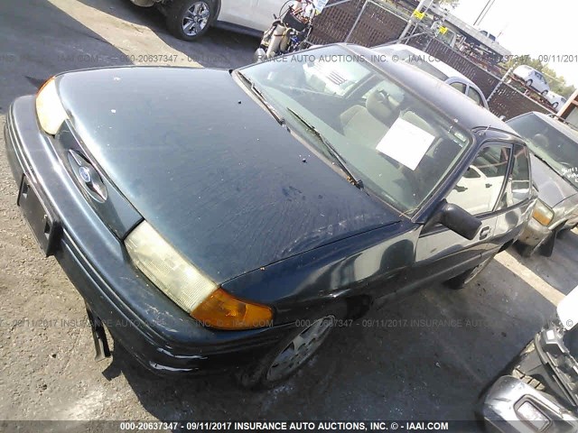 1FASP11J5SW233430 - 1995 FORD ESCORT LX/SPORT GREEN photo 2