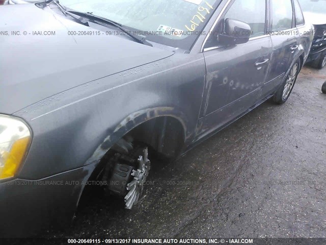 1MEFM42135G617191 - 2005 MERCURY MONTEGO PREMIER GRAY photo 6