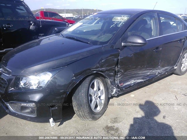 1G1PE5SBXG7152437 - 2016 CHEVROLET CRUZE LIMITED LT BLACK photo 6