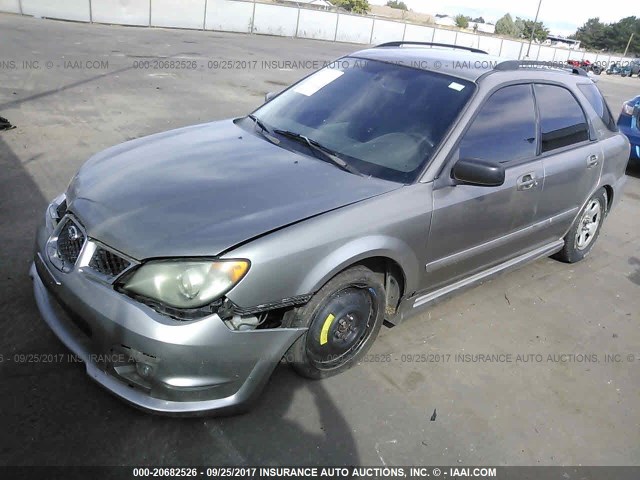 JF1GG68696G813445 - 2006 SUBARU IMPREZA OUTBACK SPORT/OUTBACK SPC GRAY photo 2