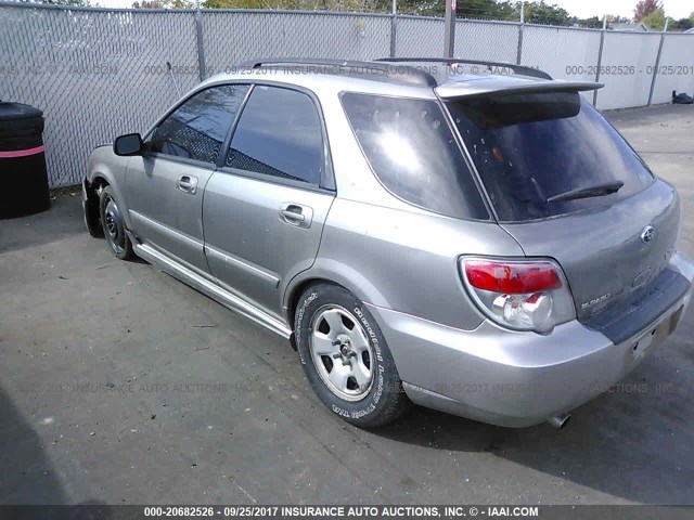 JF1GG68696G813445 - 2006 SUBARU IMPREZA OUTBACK SPORT/OUTBACK SPC GRAY photo 3