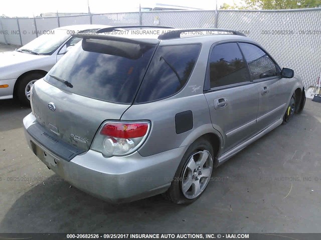 JF1GG68696G813445 - 2006 SUBARU IMPREZA OUTBACK SPORT/OUTBACK SPC GRAY photo 4