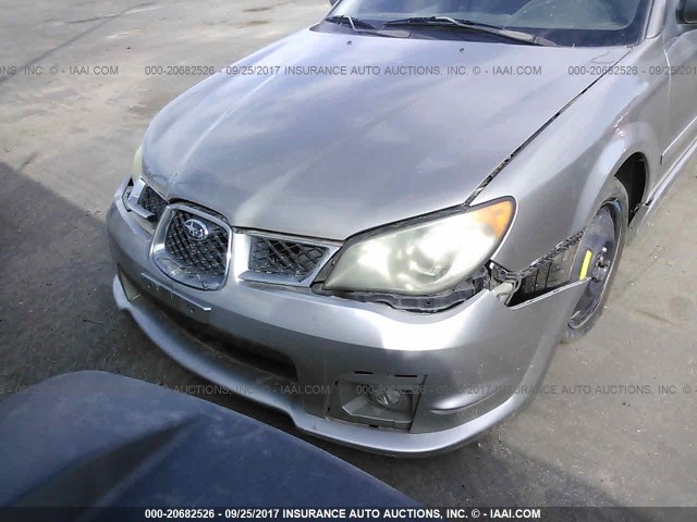 JF1GG68696G813445 - 2006 SUBARU IMPREZA OUTBACK SPORT/OUTBACK SPC GRAY photo 6