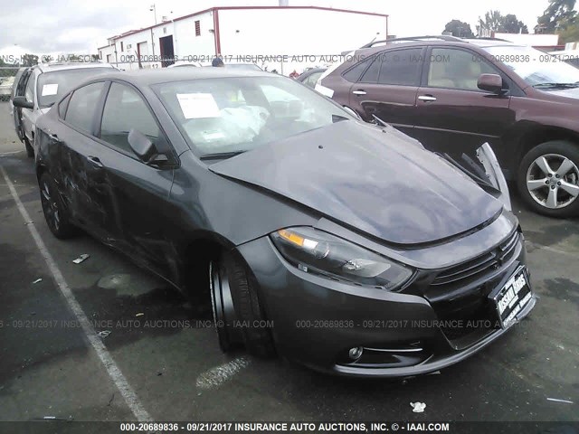 1C3CDFBB7GD578879 - 2016 DODGE DART SXT GRAY photo 1